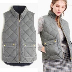 J. Crew Gray Excursion Vest in XS